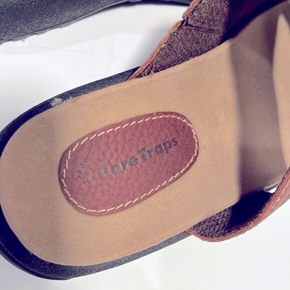 Bare traps rugged brown leather platform sandals 1”platform, 1.5” heel - Picture 4 of 5